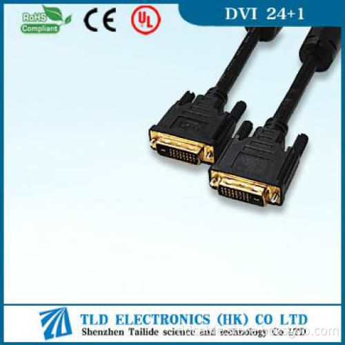 DVI 24+1 Dual Link Cable Male to Male